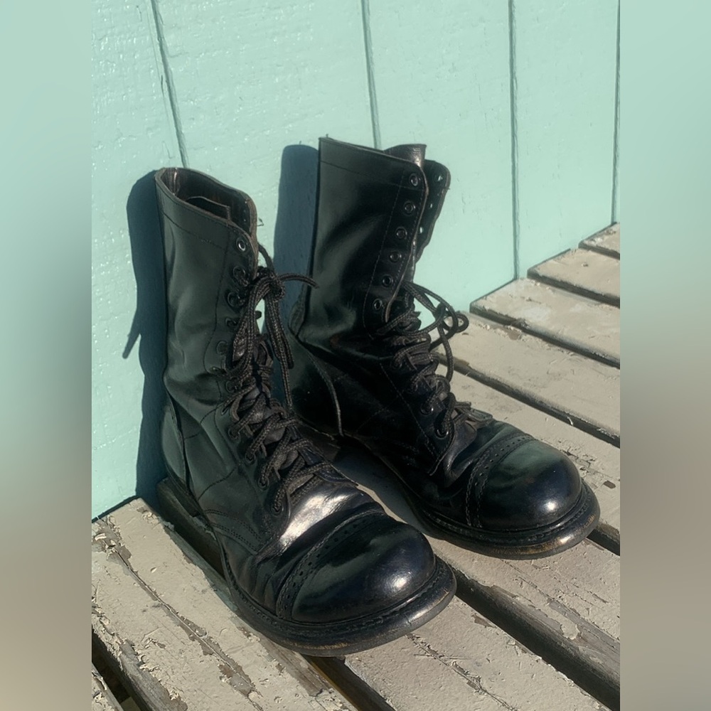 Jump boots black brogue Double H